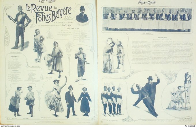 Paris qui chante 1904 #61 Brebion Chezell Yon-Lug Helme Galipaux Patusset