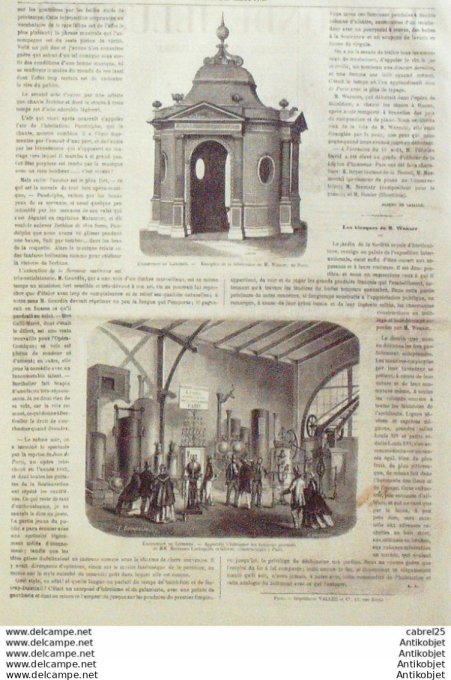 Le Monde illustré 1862 n°280 Arcachon (33) Londres Machines à Coudre Kiosques