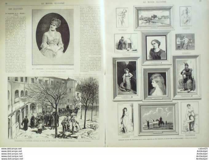 Le Monde illustré 1876 n° 979 Marseille (13) Toulon (83) Scaphandre Evrard (93) Inde Goa Baroda Ceyl