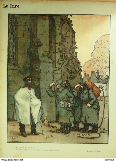 Le Rire Rouge 1915 n°  42 Fabiano Leroy Huard Métivet Testevuide Radiguet Arnac