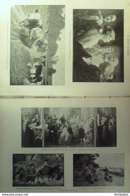 Le Monde illustré 1903 n°2405 Maroc Moulay-Algérie Tlemcen Oran Sidi-Bel-Abbès Taieub Bordeaux (33)