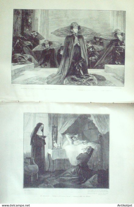 Le Monde illustré 1891 n°1779 Espagne Comuneros Suisse Einsiedeln Maréchal De Moltre