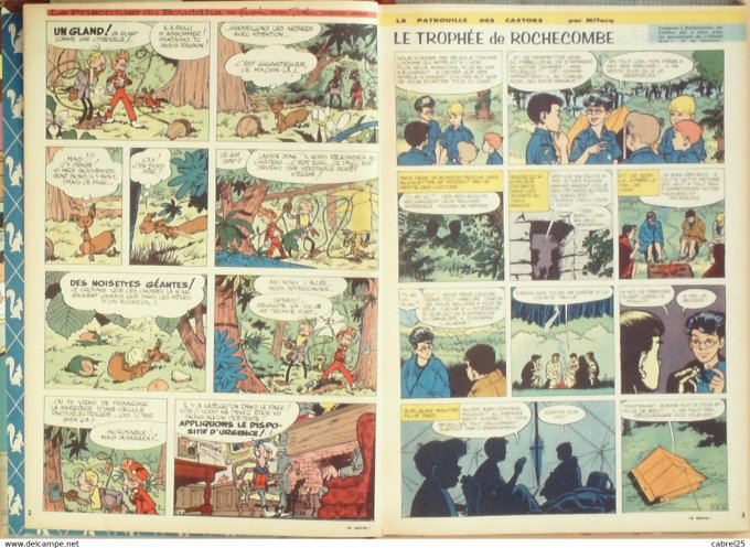 SPIROU 67 Album 1958-1050 à 1060-VESPA 400-TRIUMPH TR3-VESPA 400-COMET-PLYMOUTH