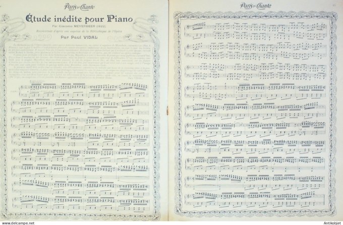 Paris qui chante 1904 #61 Brebion Chezell Yon-Lug Helme Galipaux Patusset
