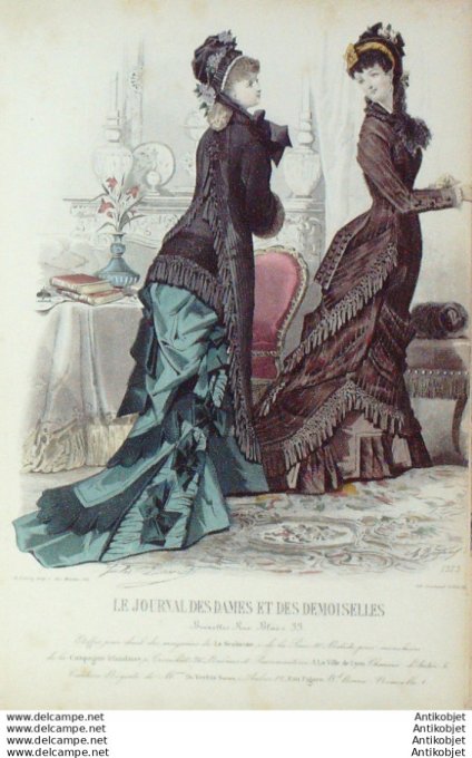 Journal des Dames Demoiselles 1875 # 1373 (Maison Scabieuse)