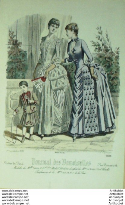 Journal de Demoiselles 1886 # 4588 (Maison Thirion)