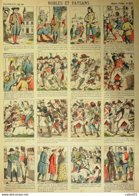 Nobles & Paysans (Pellerin d'epinal)