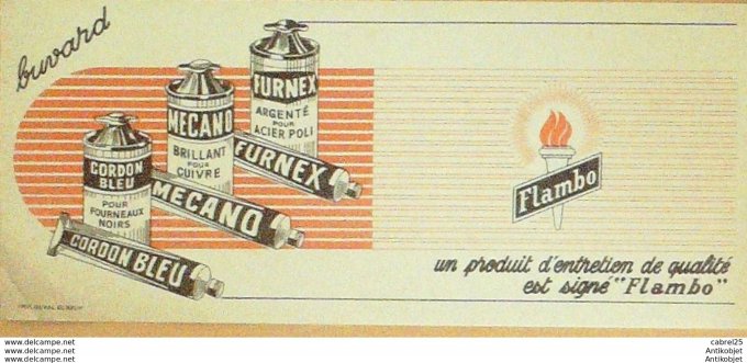 Buvard Flambo Entretien