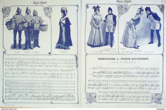 Paris qui chante 1904 #89 Simon-Girard P'Tit Riot Raoult Muffat Fanfan la-Tulipe