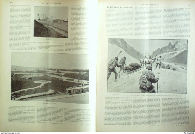 Le Monde illustré 1898 n°2136 Metz (57) Rome Léon XIII Serbie  Belgrade