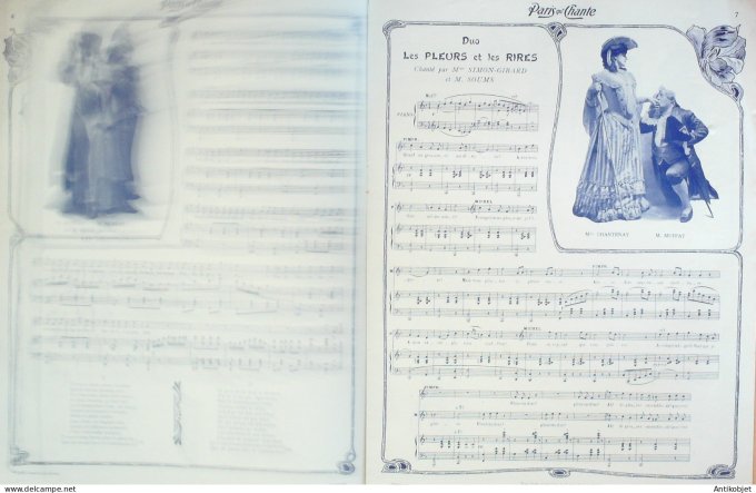 Paris qui chante 1904 #89 Simon-Girard P'Tit Riot Raoult Muffat Fanfan la-Tulipe