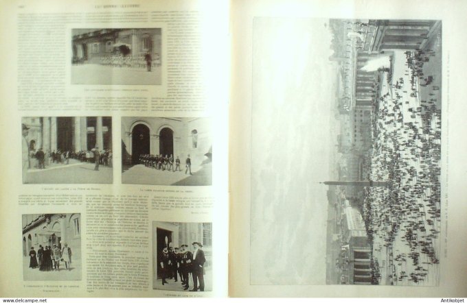 Le Monde illustré 1898 n°2136 Metz (57) Rome Léon XIII Serbie  Belgrade