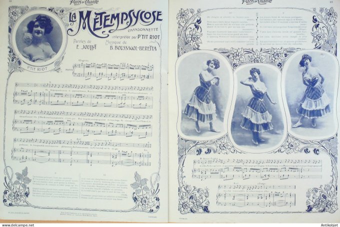 Paris qui chante 1904 #89 Simon-Girard P'Tit Riot Raoult Muffat Fanfan la-Tulipe