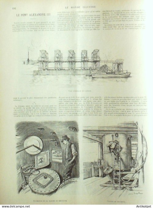 Le Monde illustré 1898 n°2136 Metz (57) Rome Léon XIII Serbie  Belgrade