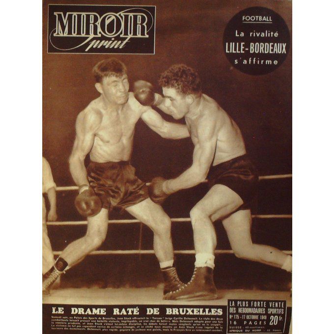 Miroir Sprint 1949 n° 175 17/10 STOCK CARON GERARDIN OUBRON MOUGIN GERARDIN