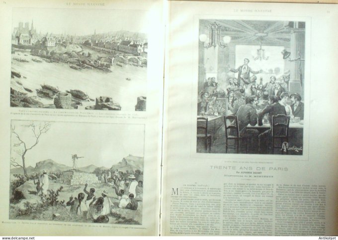 Le Monde illustré 1886 n°1504 Autriche Kloster-Neubourg Maisons-Laffite (92)