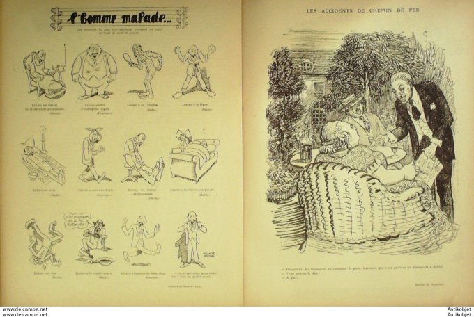 Le Rire 1922-09- 2 # 187 Journal humoristique Ed.Originale Mariage de raison