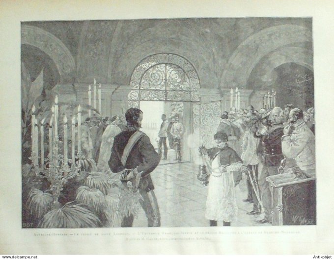 Le Monde illustré 1886 n°1504 Autriche Kloster-Neubourg Maisons-Laffite (92)