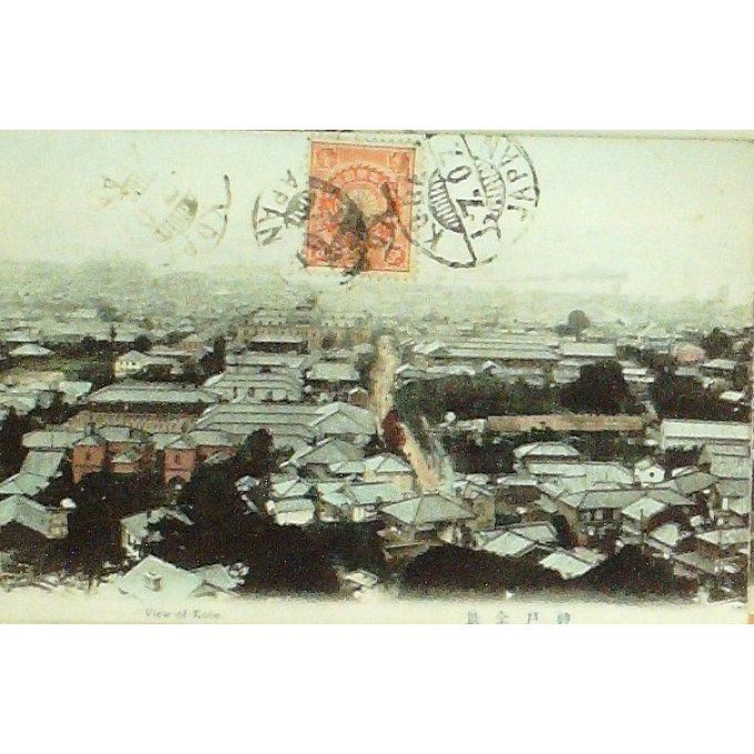 Cpa Japon Kobe Panorama 1907