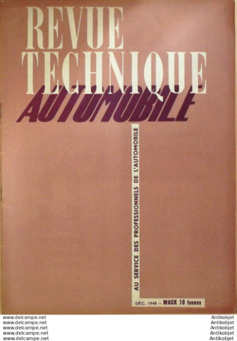 R.T Automobile Mack 10T Berliet Mder 32 # 1948