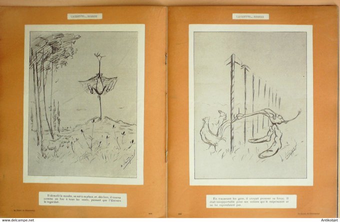 L'Assiette au beurre 1908 n°399 Le couac de Chanteclair Savignol