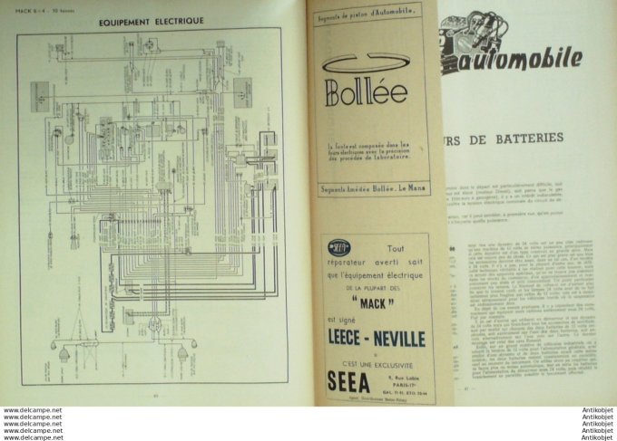R.T Automobile Mack 10T Berliet Mder 32 # 1948