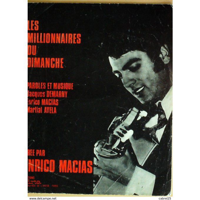 Macias Enrico Les Millionnaires Du Dimanche 1967