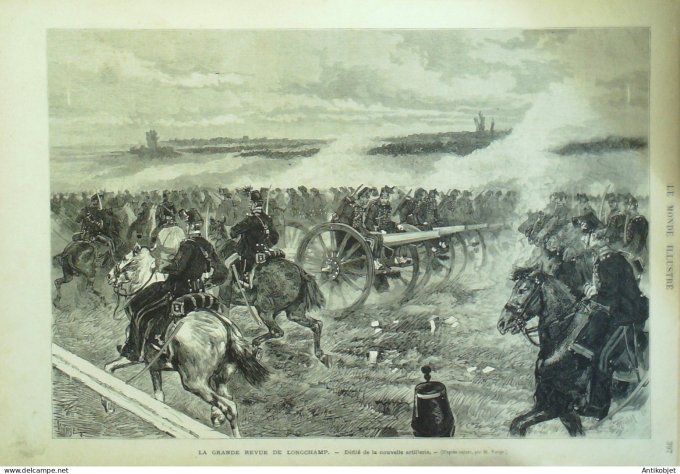 Le Monde illustré 1874 n°950 Rouen (76) Longchamp (92) Montmartre Autriche Vienne Abadie