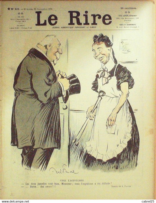 Le Rire 1902 n°411 Roubille Faivre Barcet Nezière Avelot Charly Lewis