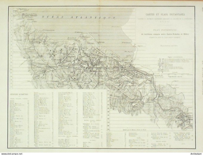 Le Monde illustré 1874 n°891 Espagne Bilbao Cherbourg (50) Vincennes (94) chasse aux Hannetons