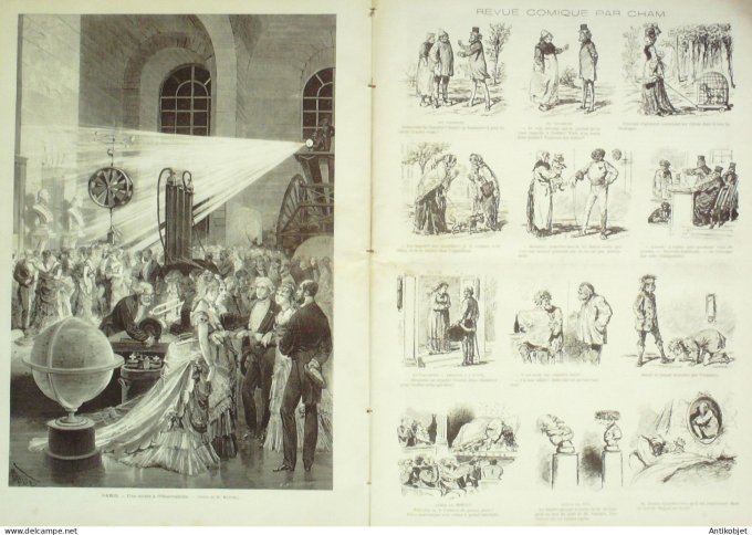 Le Monde illustré 1874 n°891 Espagne Bilbao Cherbourg (50) Vincennes (94) chasse aux Hannetons