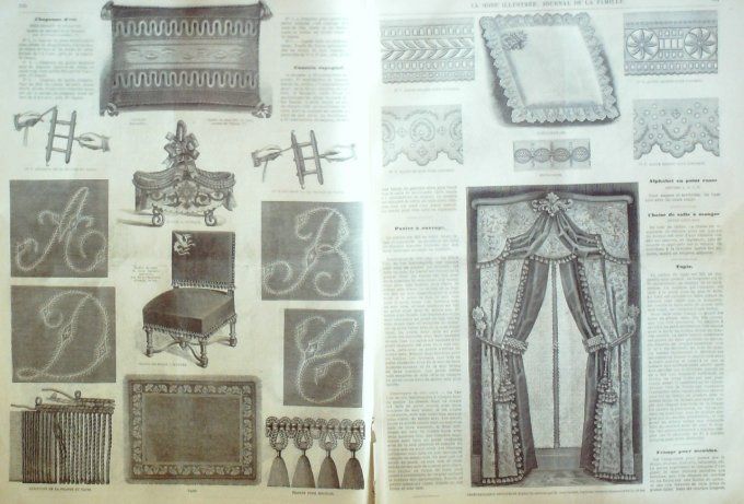 Journal Mode illustrée 1879 # 17 Chapeaux d'été fillettes