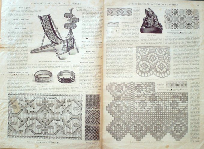 Journal Mode illustrée 1889 # 17 Costumes promenage