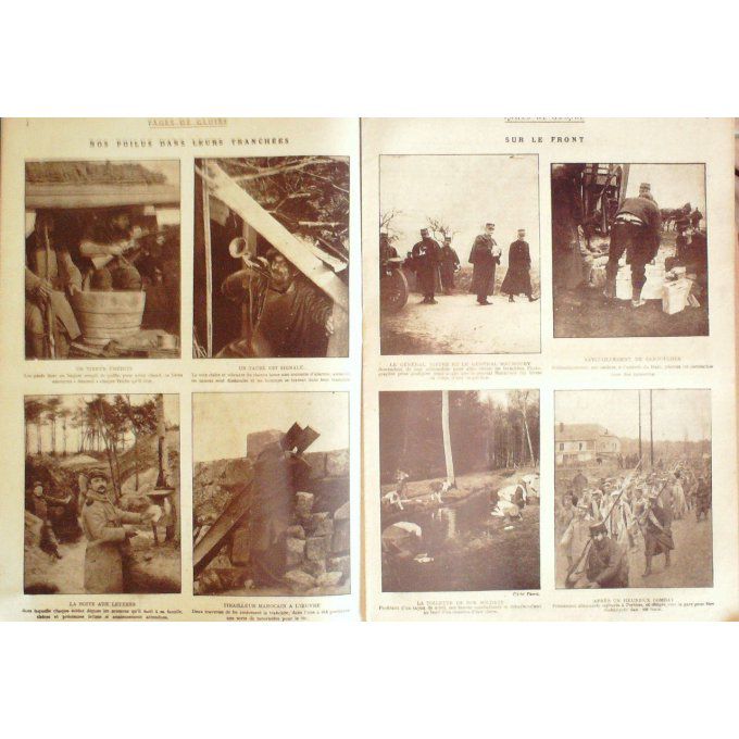 Pages de gloire 1915 n°17 ILE de MALTE CANAL de SUEZ CONSTANTINOPLE