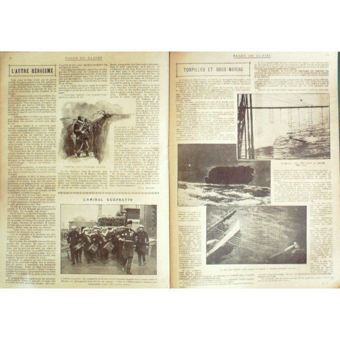 Pages de gloire 1915 n°17 ILE de MALTE CANAL de SUEZ CONSTANTINOPLE