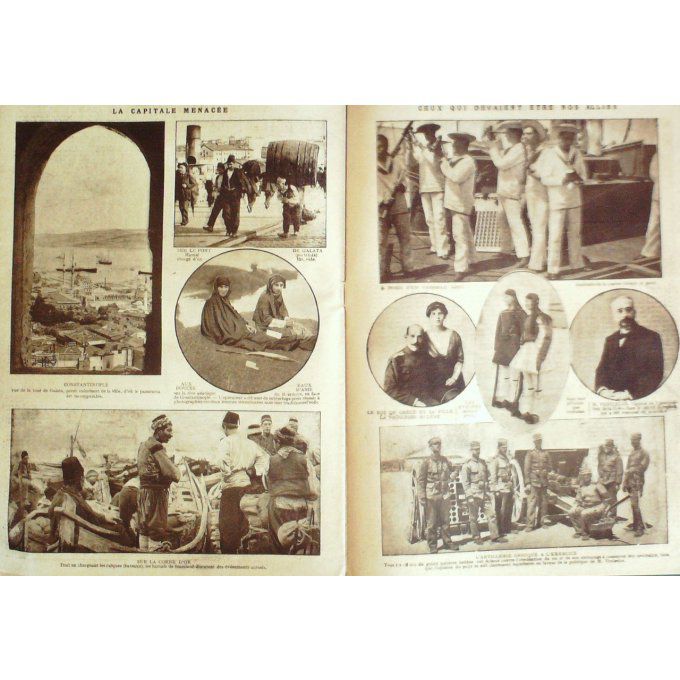 Pages de gloire 1915 n°17 ILE de MALTE CANAL de SUEZ CONSTANTINOPLE