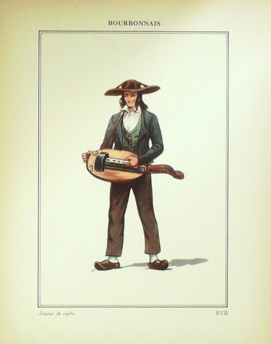 Auvergne-Rhône-Alpes Bourdonnais Joeur De Vielle 1920