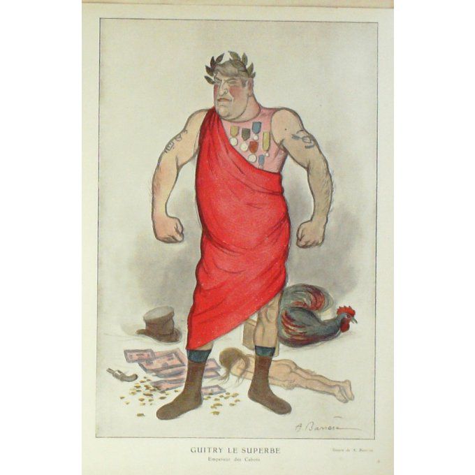 BARRERE-GUITRY le SUPERBE-1920