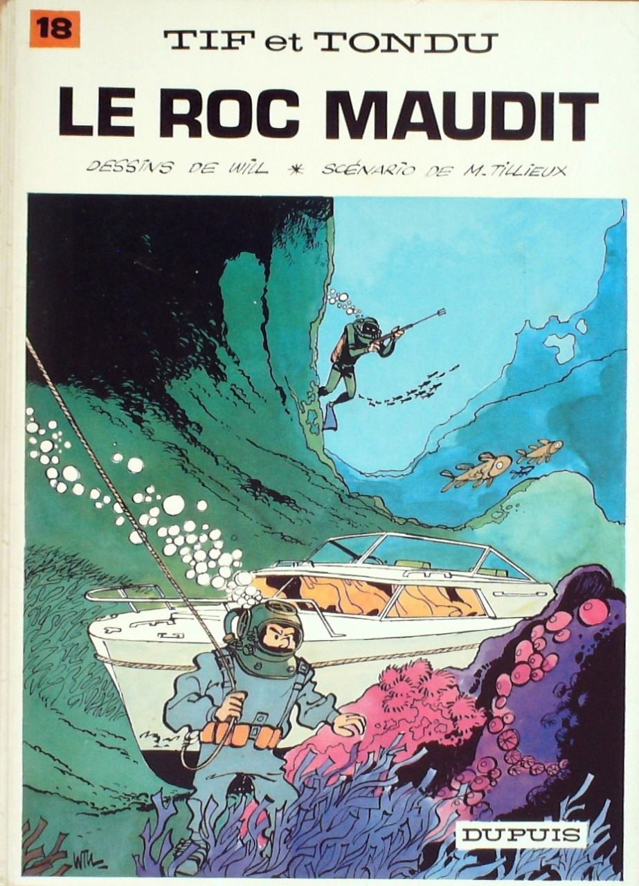 Bd TIF et TONDU-LE ROC MAUDIT-AB 18-Illustrateur DUPUIS 1972