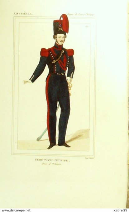 France (45) ORLEANS FERDINAND PHILIPPE Duc de la ville 19ème 1852