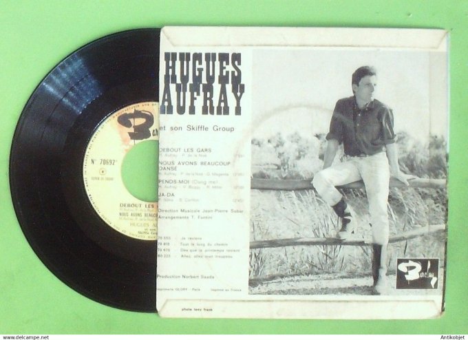 Aufray Hugues 45T EP  Debout les gars 1964