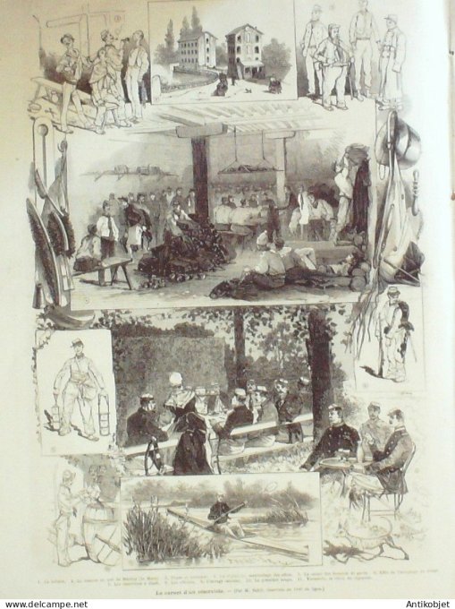 Le Monde illustré 1875 n°966 Soissons (02) Brest (29) Telescope L'observatoire Carpeaux St-Denis (93