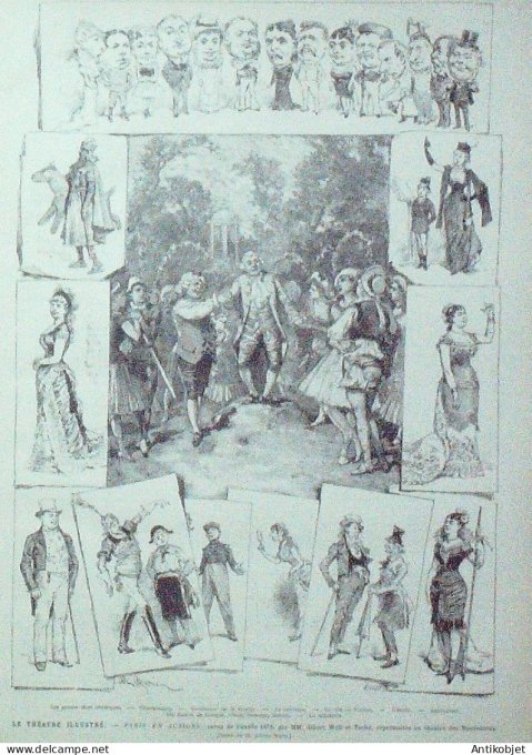 Le Monde illustré 1880 n°1188 Ecosse Dundee Vicente Urrabieta Paris enneigé