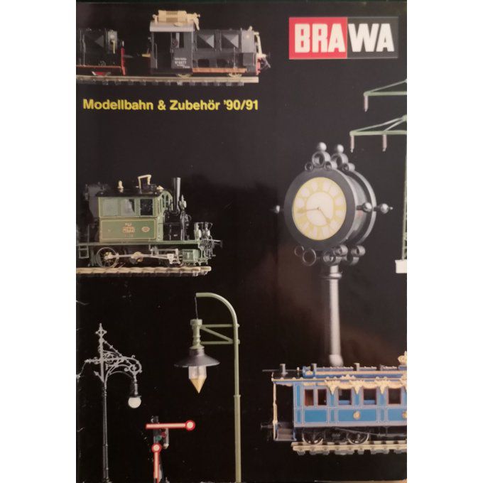 Catalogue BRAWA chemins de fer Ho LOCOMOTIVES 1990-91