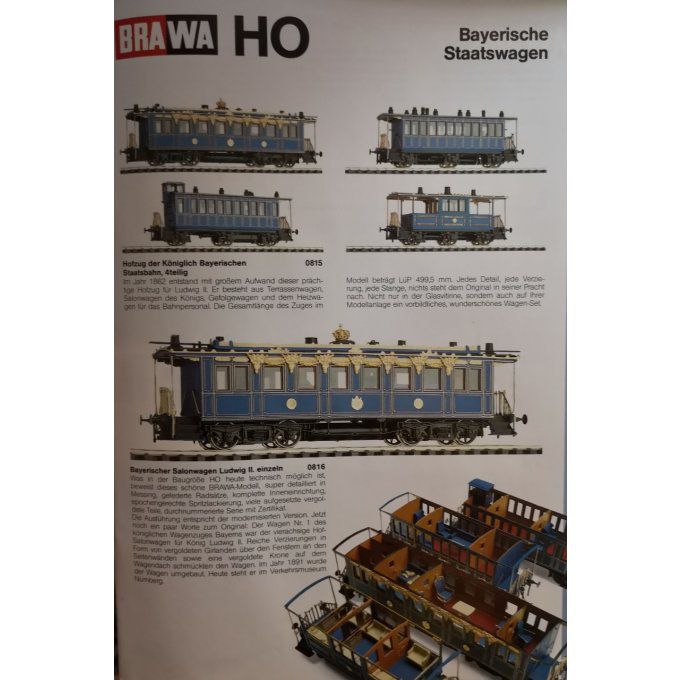 Catalogue BRAWA chemins de fer Ho LOCOMOTIVES 1990-91