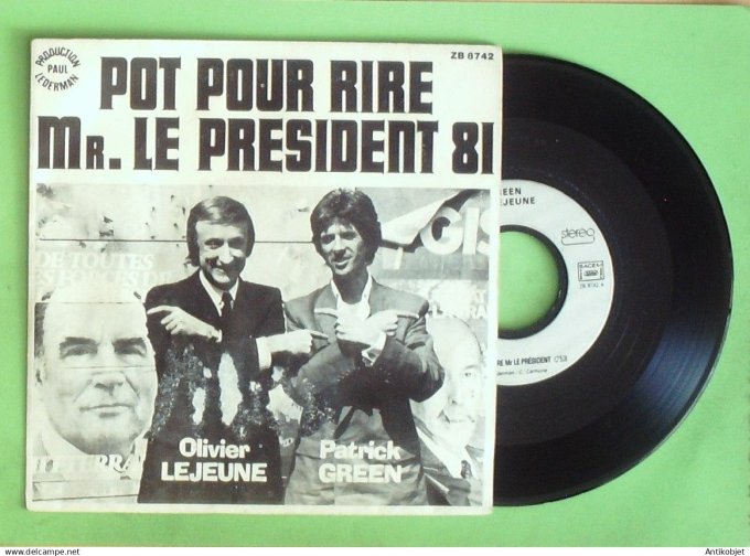Lejeune Olivier & Green Patrick 45T SP Le double journal 1972