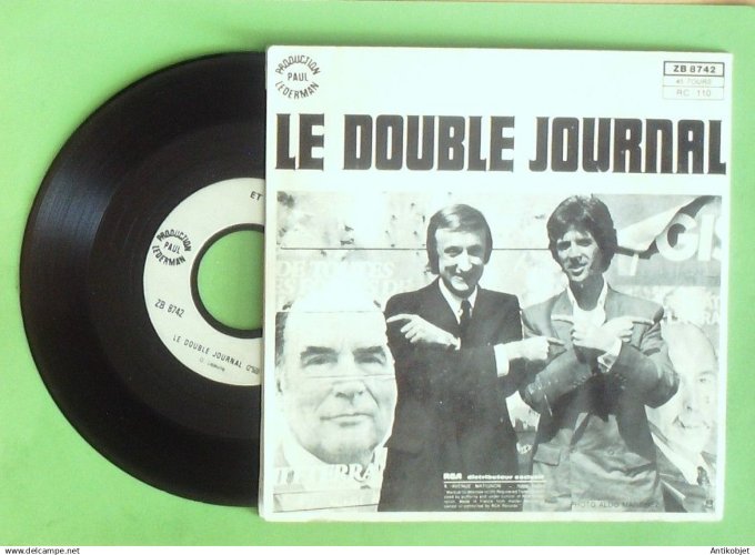 Lejeune Olivier & Green Patrick 45T SP Le double journal 1972