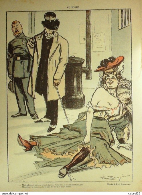 Le Rire 1905 n°150 Hermann Villemot Poulbot Balluriau Nob Burret Guillaume Meunier