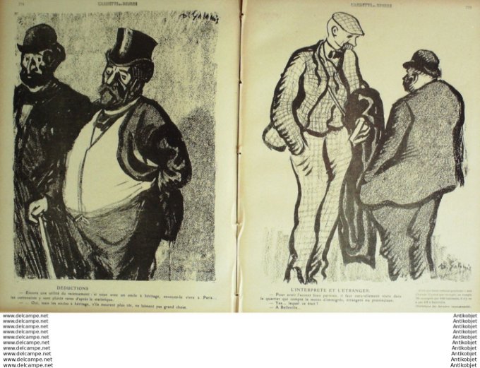 L'Assiette au beurre 1910 # 517 Le Recensement Galanis