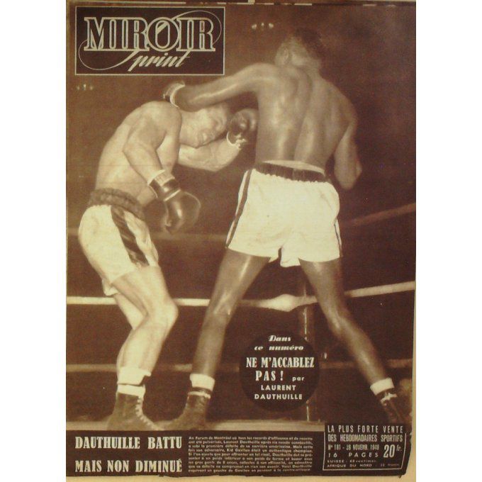 Miroir Sprint 1949 #  181 28 Nov Gavilan/Dauthuille/Dempsey/Pacini/Van Dam Harris